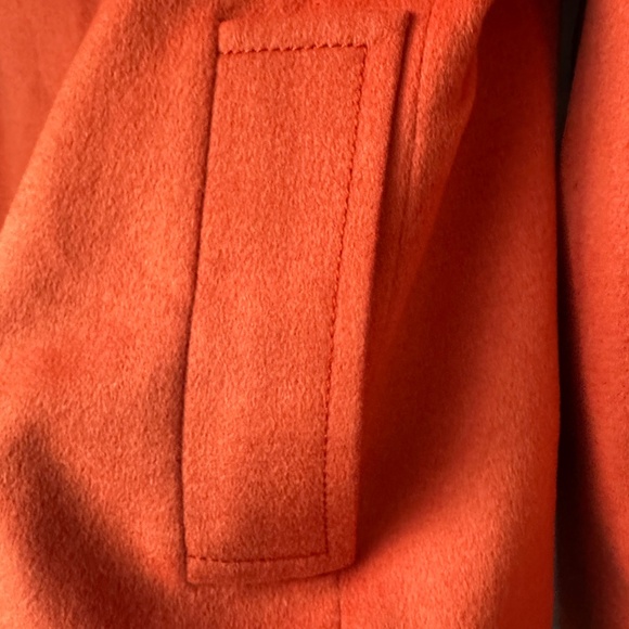 Akris Punto Orange Wool Signature Fitted Jacket Size US 6 - Picture 5 of 12